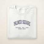 Palmer Square Chicago Home 2026 Embroidered Crewneck — Navy Thread