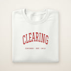 Clearing Chicago Embroidered Crewneck — Red Thread