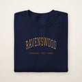 Ravenswood Chicago Embroidered Crewneck — Gold Thread