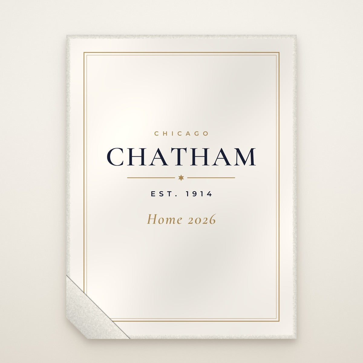Chatham Chicago Home 2026 Sherpa Blanket – Est. 1914