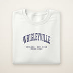 Wrigleyville Chicago Home 2026 Embroidered Crewneck — Navy Thread