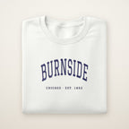 Burnside Chicago Embroidered Crewneck — Navy Thread