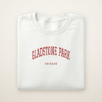 Gladstone Park Chicago Embroidered Crewneck — Red Thread
