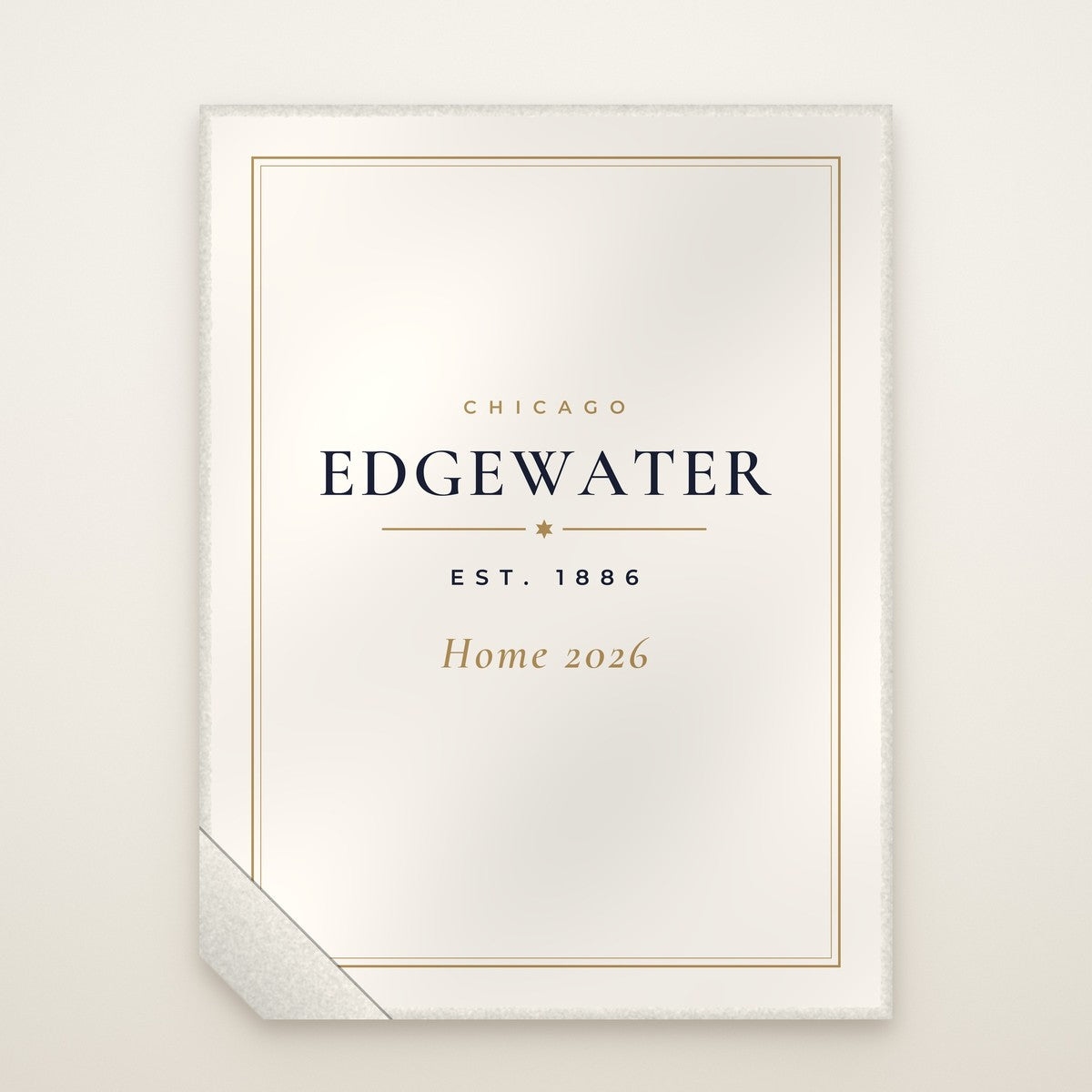 Edgewater Chicago Home 2026 Sherpa Blanket – Est. 1886