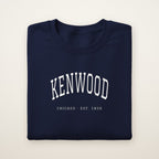Kenwood Chicago Embroidered Crewneck — White Thread
