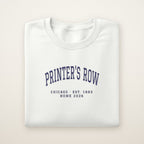 Printer's Row Chicago Home 2026 Embroidered Crewneck — Navy Thread