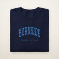 Burnside Chicago Embroidered Crewneck — Sky Blue Thread