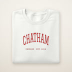 Chatham Chicago Embroidered Crewneck — Red Thread