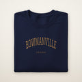 Bowmanville Chicago Embroidered Crewneck — Gold Thread