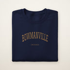 Bowmanville Chicago Embroidered Crewneck — Gold Thread
