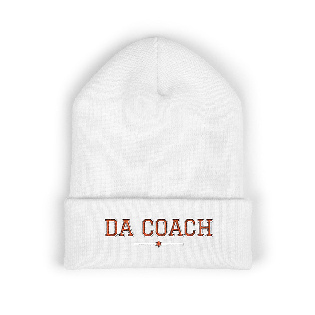 Da Coach embroidered cuffed beanie by ChiTown Threads