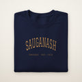 Sauganash Chicago Embroidered Crewneck — Gold Thread