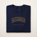 Sauganash Chicago Embroidered Crewneck — Gold Thread