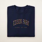 Edison Park Chicago Embroidered Crewneck — Gold Thread