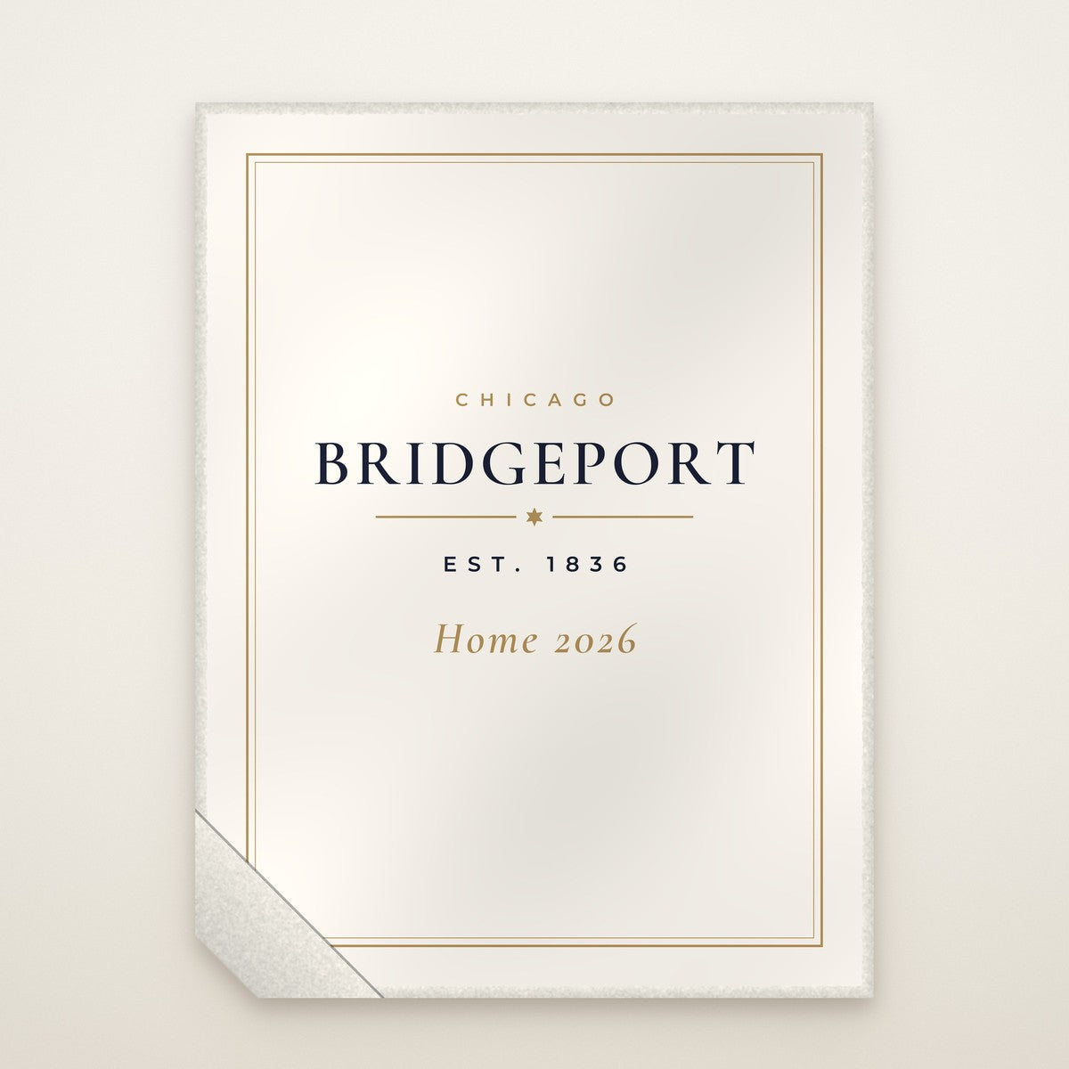 Bridgeport Chicago Home 2026 Sherpa Blanket – Est. 1836