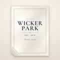 Wicker Park Chicago Home 2026 Sherpa Blanket – Est. 1870