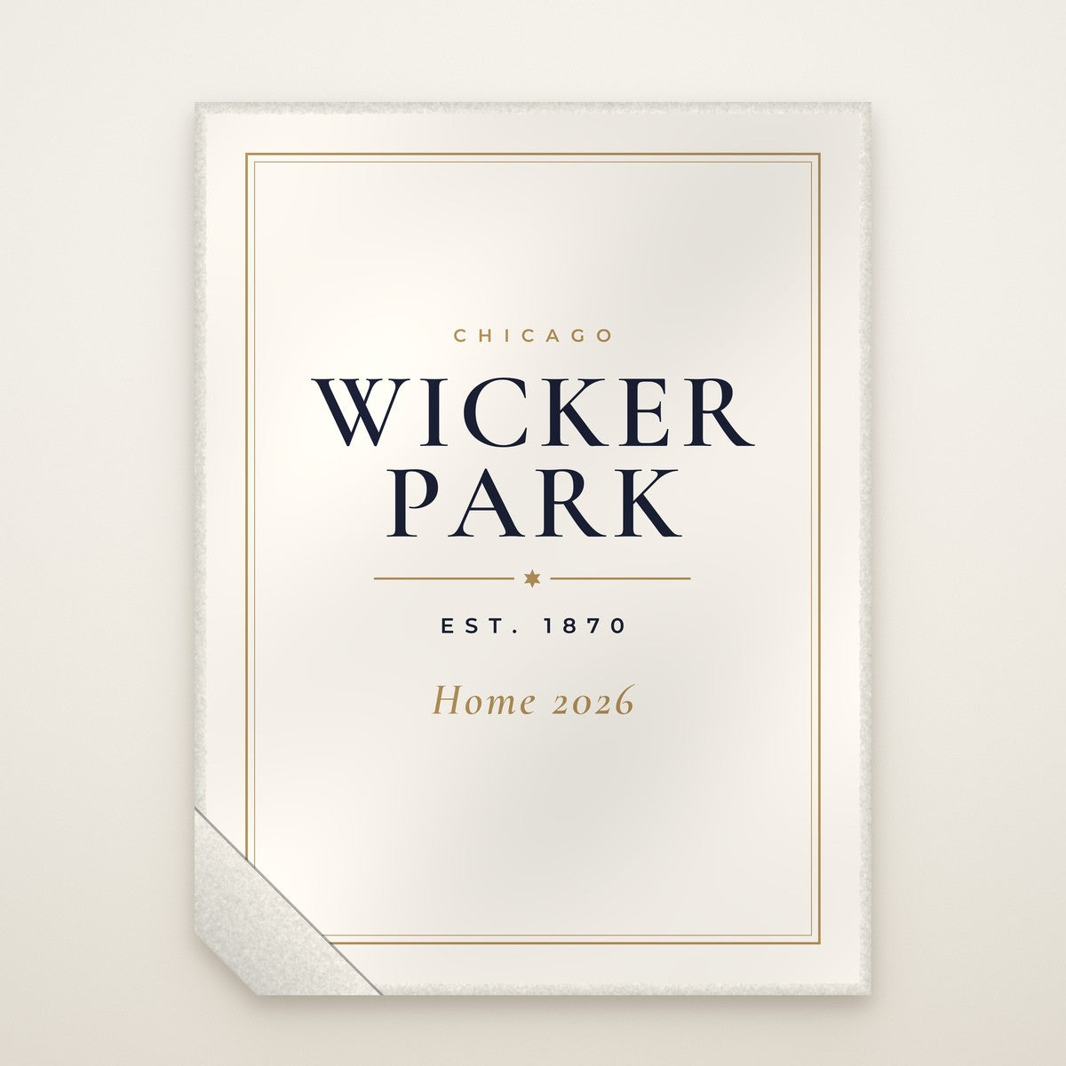 Wicker Park Chicago Home 2026 Sherpa Blanket – Est. 1870
