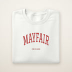 Mayfair Chicago Embroidered Crewneck — Red Thread