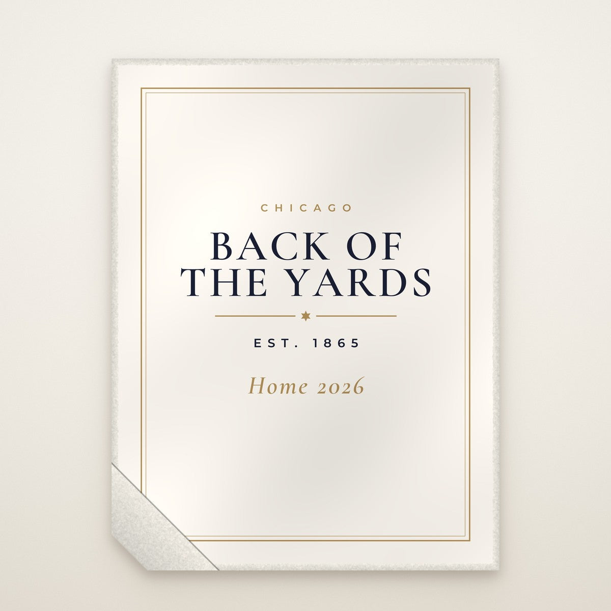 Back of the Yards Chicago Home 2026 Sherpa Blanket – Est. 1865