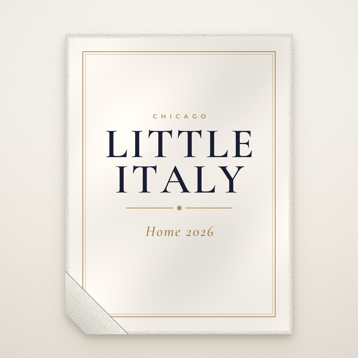 Little Italy Chicago Home 2026 Sherpa Blanket