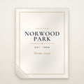 Norwood Park Chicago Home 2026 Sherpa Blanket – Est. 1868
