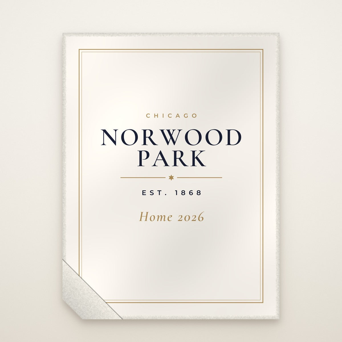 Norwood Park Chicago Home 2026 Sherpa Blanket – Est. 1868