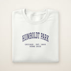 Humboldt Park Chicago Home 2026 Embroidered Crewneck — Navy Thread