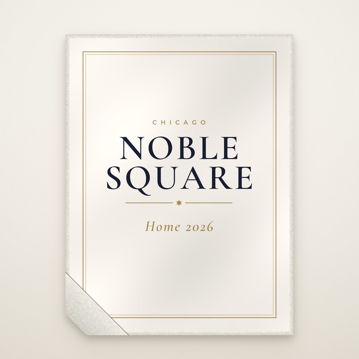 Noble Square Chicago Home 2026 Sherpa Blanket