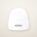 Burnside Chicago Embroidered Cuffed Beanie — Navy Thread