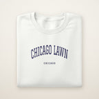 Chicago Lawn Chicago Embroidered Crewneck — Navy Thread