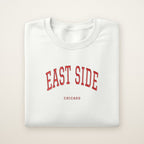 East Side Chicago Embroidered Crewneck — Red Thread