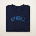 Bowmanville Chicago Embroidered Crewneck — Sky Blue Thread