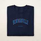 Bowmanville Chicago Embroidered Crewneck — Sky Blue Thread
