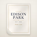 Edison Park Chicago Home 2026 Sherpa Blanket – Est. 1896