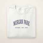 Morgan Park Chicago Embroidered Crewneck — Navy Thread