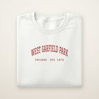 West Garfield Park Chicago Embroidered Crewneck — Red Thread