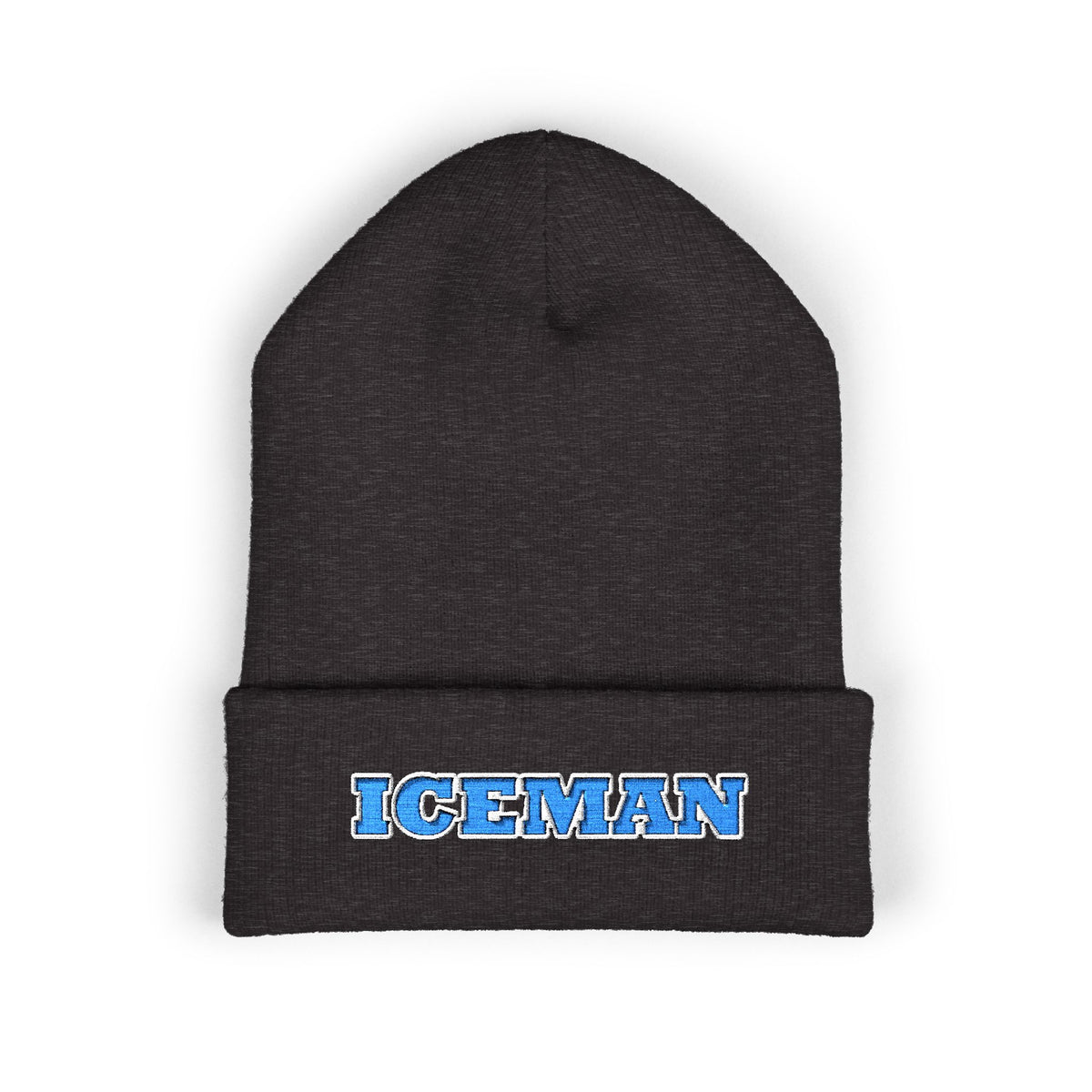Iceman embroidered cuffed beanie by ChiTown Threads