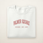 Palmer Square Chicago Embroidered Crewneck — Red Thread