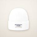McKinley Park Chicago Embroidered Cuffed Beanie — Navy Thread