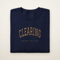 Clearing Chicago Embroidered Crewneck — Gold Thread