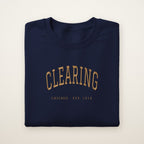 Clearing Chicago Embroidered Crewneck — Gold Thread