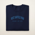 West Garfield Park Chicago Embroidered Crewneck — Sky Blue Thread