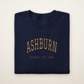 Ashburn Chicago Embroidered Crewneck — Gold Thread