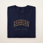 Ashburn Chicago Embroidered Crewneck — Gold Thread