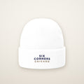 Six Corners Chicago Embroidered Cuffed Beanie — Navy Thread