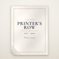 Printer's Row Chicago Home 2026 Sherpa Blanket – Est. 1883