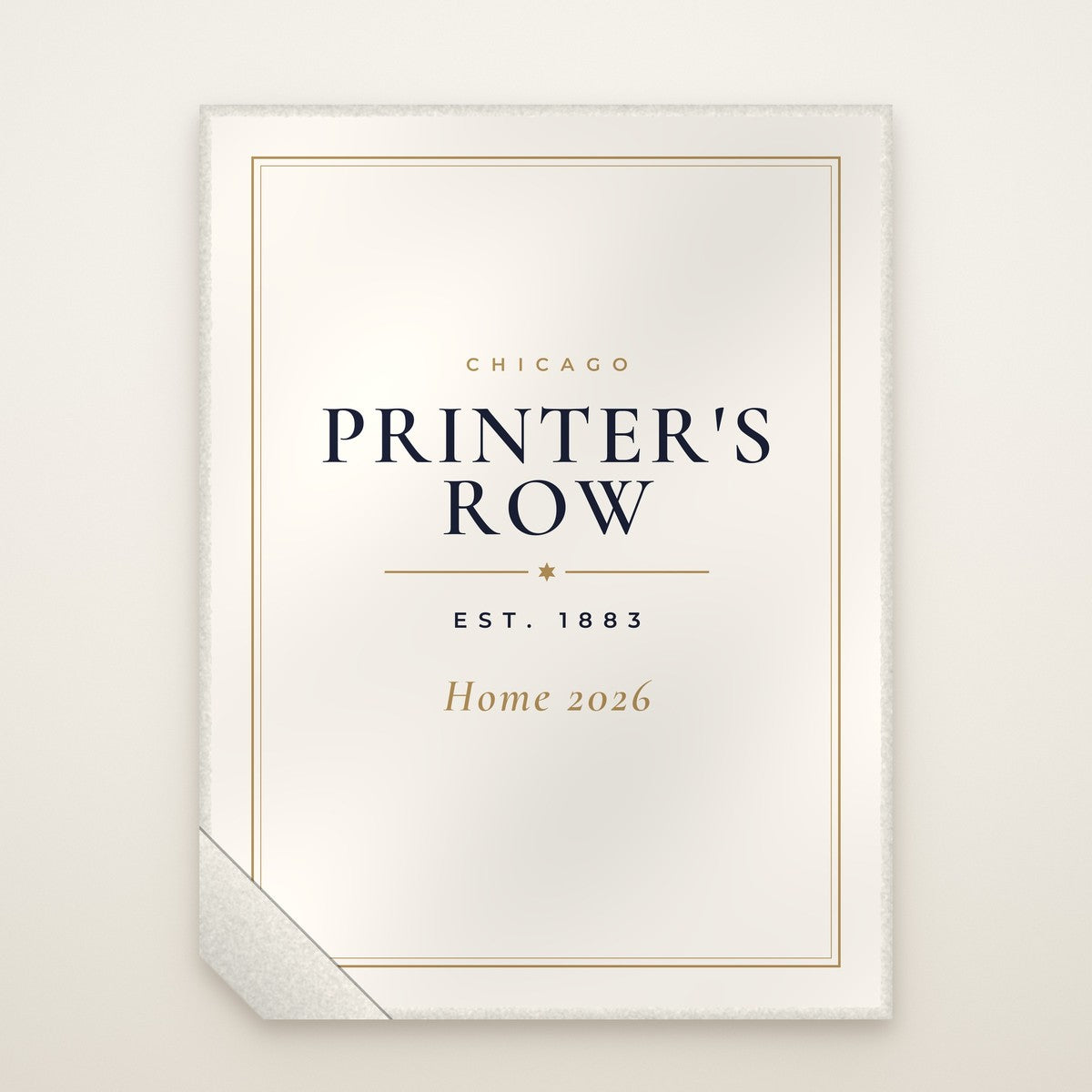 Printer's Row Chicago Home 2026 Sherpa Blanket – Est. 1883