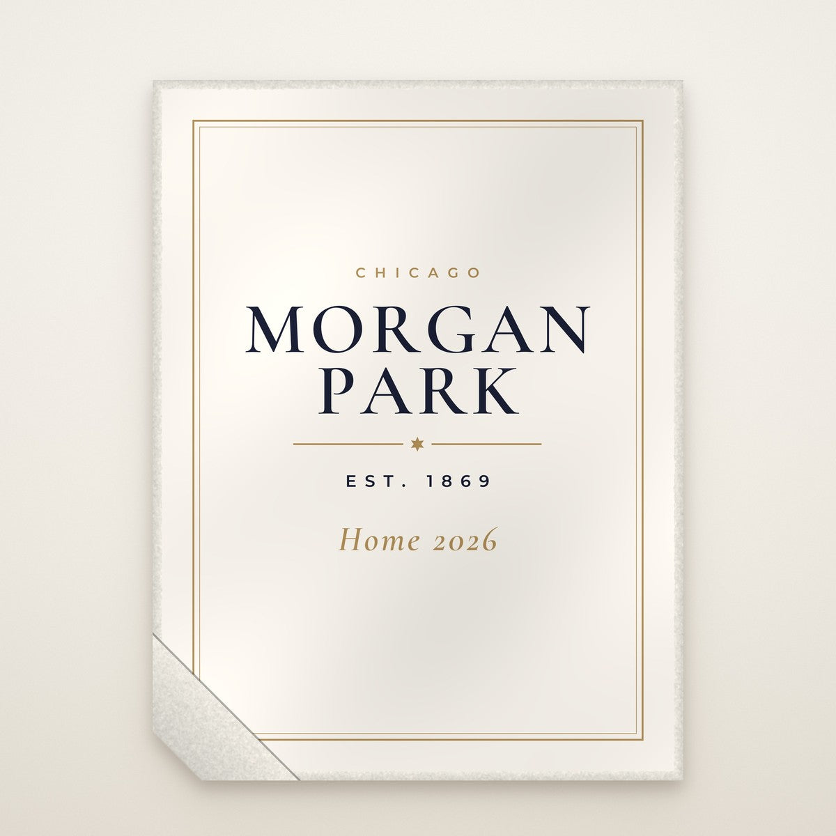 Morgan Park Chicago Home 2026 Sherpa Blanket – Est. 1869
