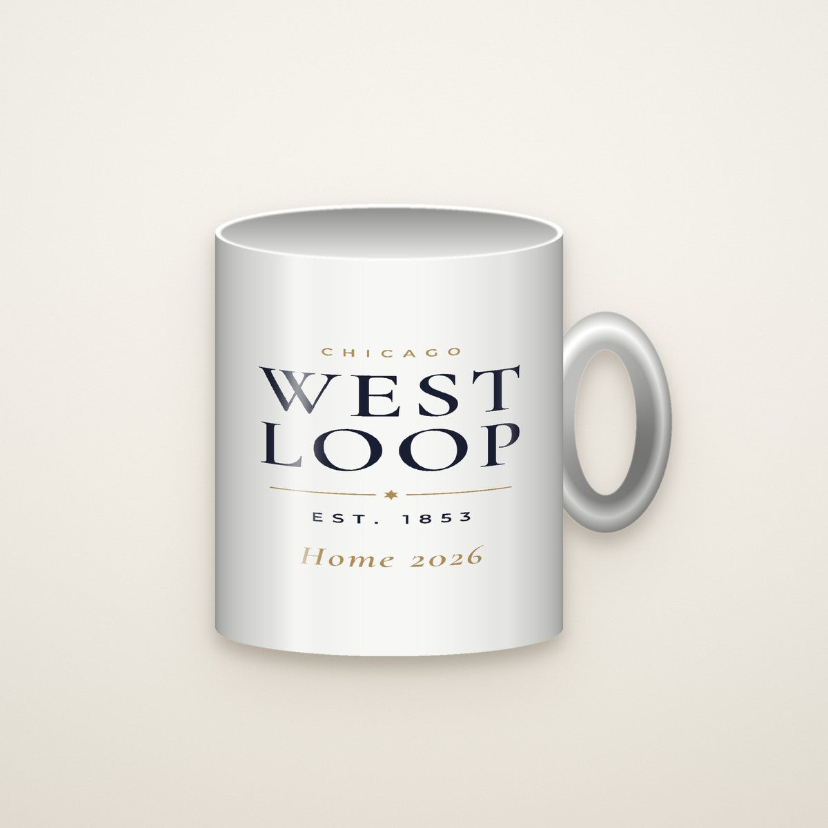West Loop Chicago Home 2026 Coffee Mug – Est. 1853