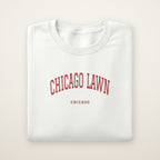 Chicago Lawn Chicago Embroidered Crewneck — Red Thread